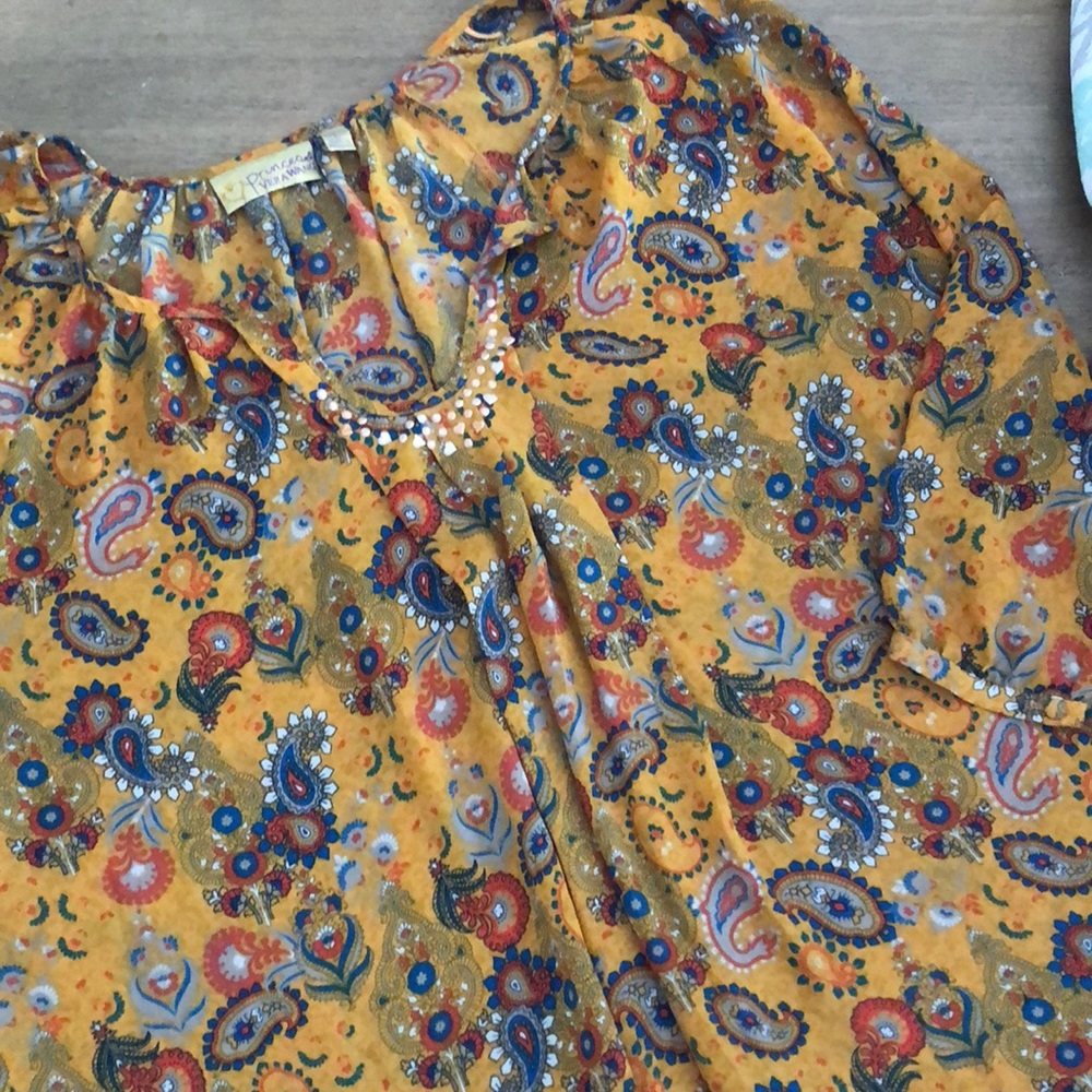 Flowy Paisley Blouse